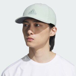 Adidas Aeroready Mens Premium Sport Snapback Adjustable Hat Linen Green Corduroy